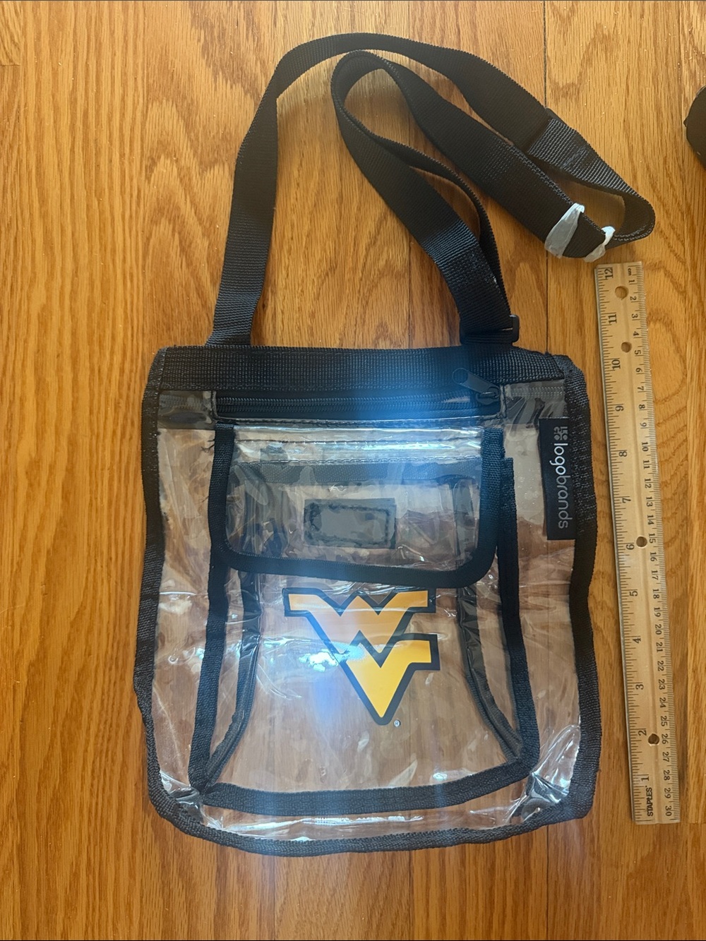 Clear Stadium Crossbody Bag WVU